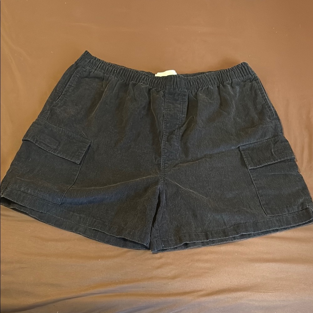 Black Cargo Shorts
